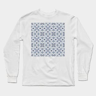 Abstract pattern in Oriental style Long Sleeve T-Shirt